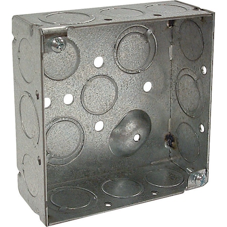 Raco Outlet Box, Wall Box Type, 2 Gangs, Steel 8189